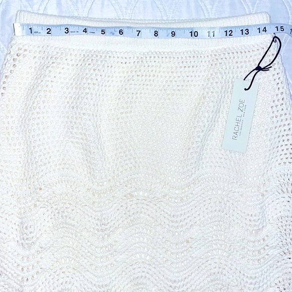 Rachel Zoe knit cropped top and skirt set size M - Picture 13 of 14